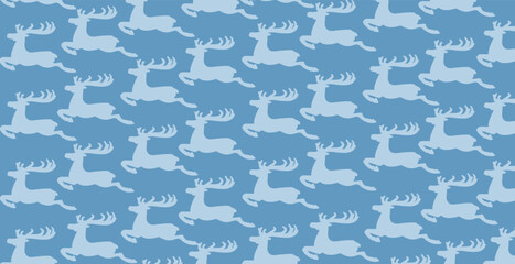 blue background with deer as a wallpaper