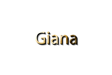 GIANA 3D NAME 