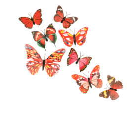 Fake butterflies decoration