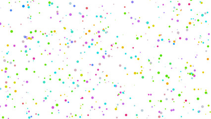 Colorful particles png ,background with confetti, Colored Suspended Particles Beautiful Floating Particles PNG Picture