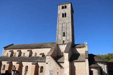 church in the village of Chapaize, France 