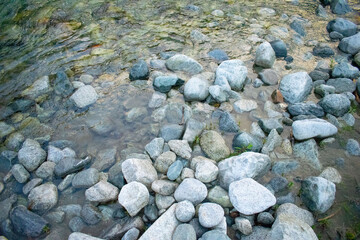 stones on the beach