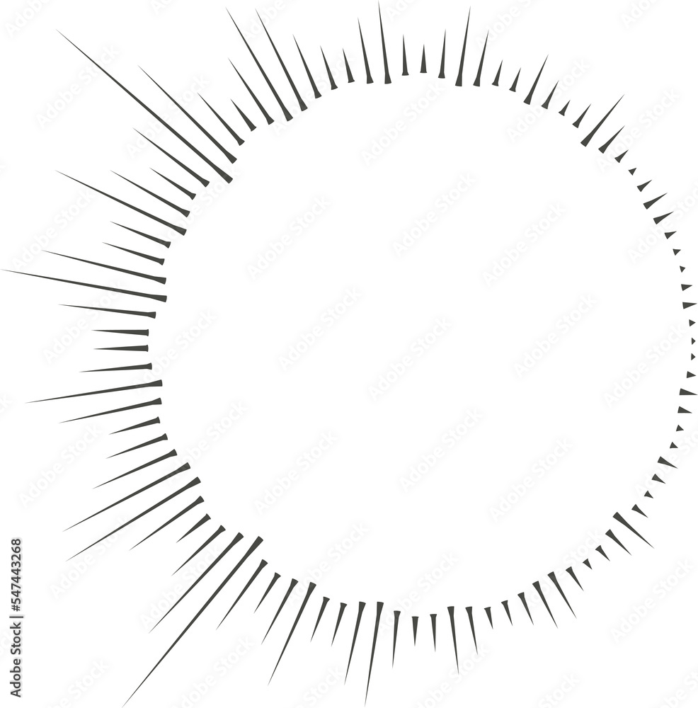Poster circle audio wave. circular music sound equalizer. abstract radial radio and voice volume symbol.