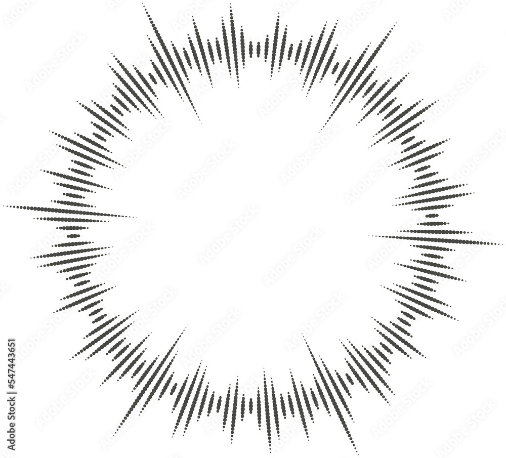 Poster circle audio wave. circular music sound equalizer. abstract radial radio and voice volume symbol.