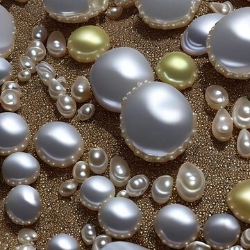 Beautiful colorful pearls 