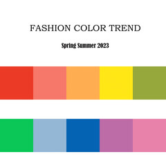 Fashion Color Trend. Spring Summer 2023