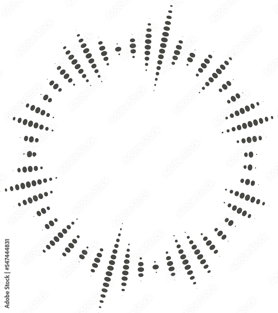 Poster circle audio wave. circular music sound equalizer. abstract radial radio and voice volume symbol.