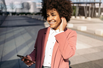 Business Woman Talking on the Phone