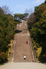Fushimi Mausoleum, also known as Momoyama Mausoleum in Fushimi area of Kyoto, Japan
