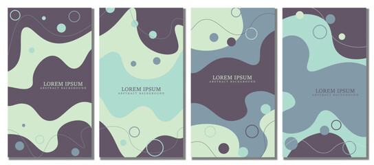 Abstract modern template set background. Abstract background.