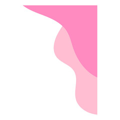 Wavy Abstract Corner With Pastel Color