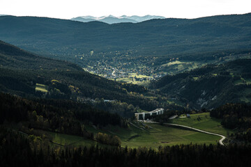 Premières neiges d'Automne sur les hauteurs du Vercors au dessus de Villard De Lans