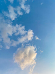 blue sky with clouds
