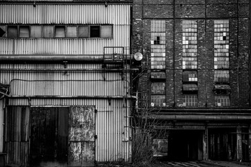 Interior Of Abandoned Building. Old industrial building. Jobs are Gone. © Leszek Szelest