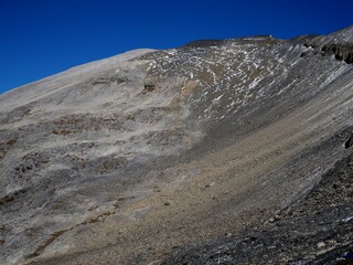 Scree slope on Caldron Peak