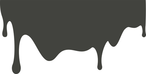 Melted drips and liquid paint drops. Current chocolate, ink, honey or syrup. Oil and cream blobs. 