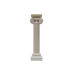 Fototapeta premium roman column isolated