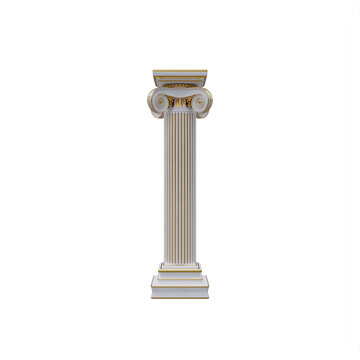 roman column isolated