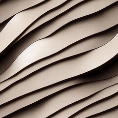 Metallic wave for poster