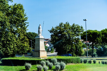 Obraz premium Monument of Jesus from 1900. Split, Croatia.