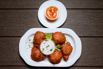 Fish Cakes with Green Vegetables
