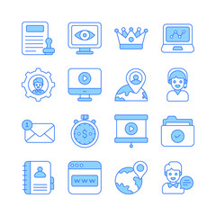 Business and Finance Related Vector Icon. mobile apps, interface design: business, finance