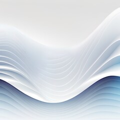 white abstract background with a glowing abstract waves