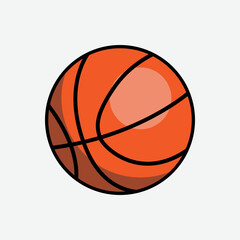 Fototapeta premium Basketball Ball Icon. Sport Concept. - Vector