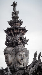 The temple of the truth in Pattaya, Thailand