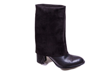 One women's shoe on a white background.