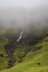 Landscape of the Ring Road near the Skaftafell Glacier (Iceland)