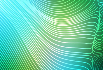 Light Blue, Green vector pattern with sharp lines.