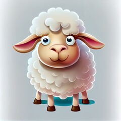Cute sheep cartoon