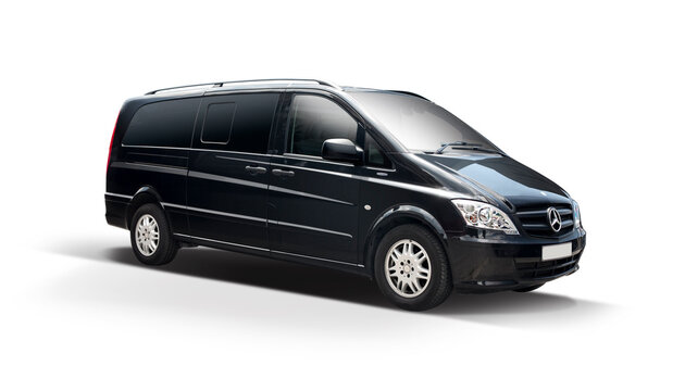 Mercedes-Benz Vito minibus, side view isolated on white background, 24 June 2016, Thessaloniki, Greece	