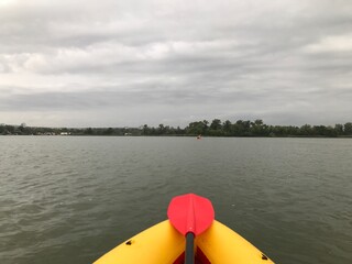 kayak on the lake
