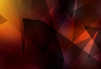 Obraz premium Dark Red vector pattern with polygonal style.