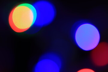 unfocused blurred lights background
