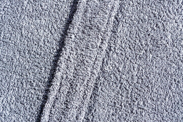 Gray terry cloth with stripe