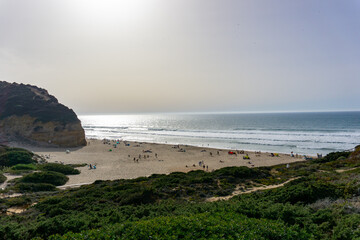 Portugal, Atlantic Ocean, Praia de Sao  Juliao