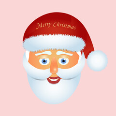 Christmas Santa with a hat