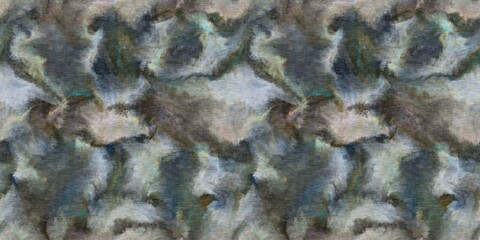 Marbled mineral decorative vintage seamless border. Natural crystal earthen ribbon for retro repeat. Trendy crystal washi tape. 