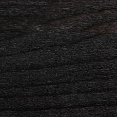 Black wood texture background, wooden table top view
