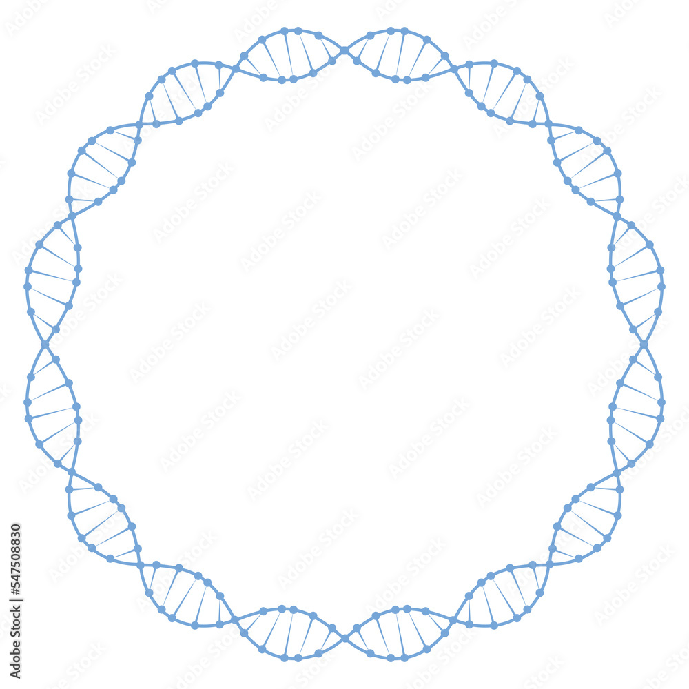 Poster dna abstract round vector background. genetic code dna molecule structure. dna virtual, technology a