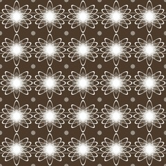 seamless pattern with snowflakes