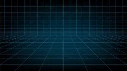 3D Wireframe grid