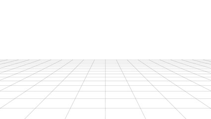 3D Wireframe grid