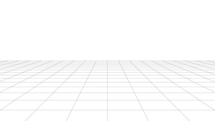 3D Wireframe grid