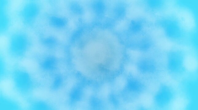 Blue sky with clouds watercolor seamless loopingmotion video backgroud