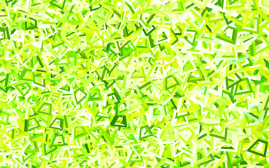 Light Green, Yellow vector pattern with random forms.