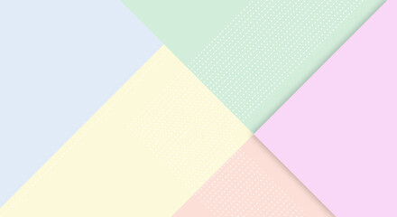 Abstract Paper Colorful Background with Memphis Papercut Style and Pastel Color for Wallpaper